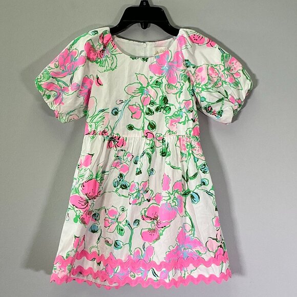 Lilly Pulitzer Other - Lilly Pulitzer Kids Mini Knoxlie Girl's Size 6 Orchids on the Avenue Dress NWT